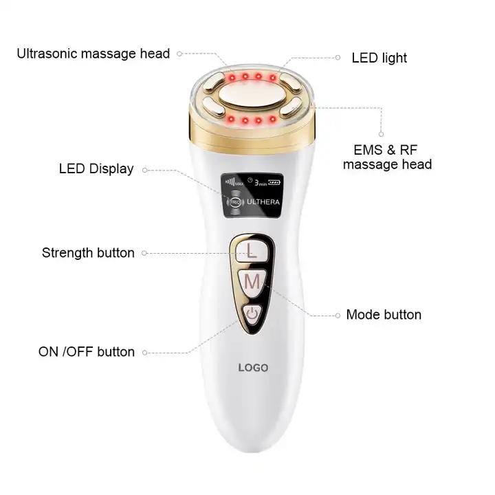 SKB-1803 Ultraschall Rf Ems Führte Falten Entfernung Hautpflege Anti Aging Beauty Gerät 